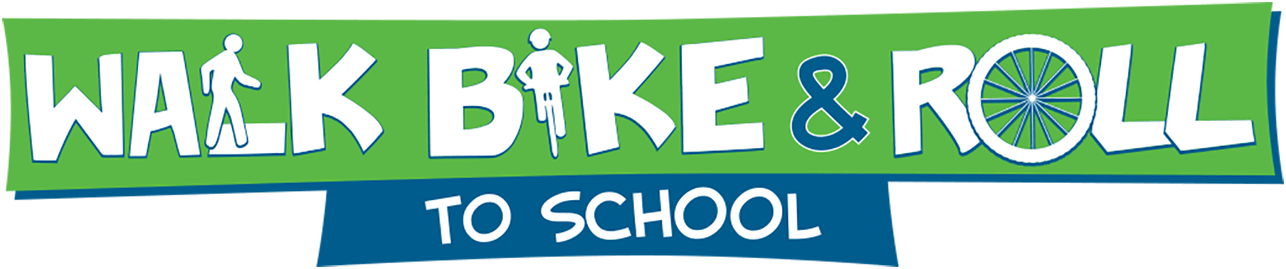 Walk Bike & Roll to School logo
